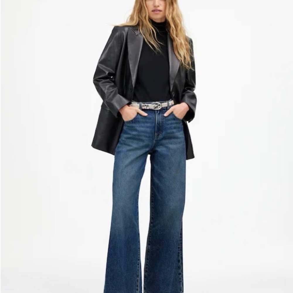 Madewell Superwide-Leg Jeans in Concho Wash 27P